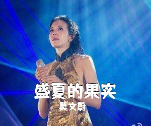 莫文蔚《盛夏的果实吉他谱》