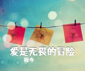程今《爱是无畏的冒险吉他谱》(C调)