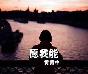 黄贯中《愿我能吉他谱》(B调)