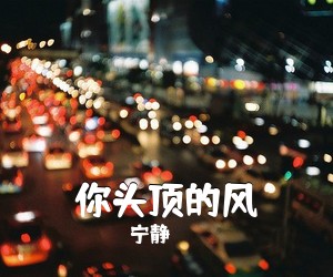 宁静《你头顶的风吉他谱》(C调)