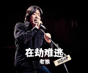 老狼《在劫难逃吉他谱》(C调)