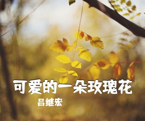 吕继宏《可爱的一朵玫瑰花简谱》