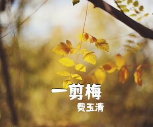 费玉清《一剪梅吉他谱》(G调)