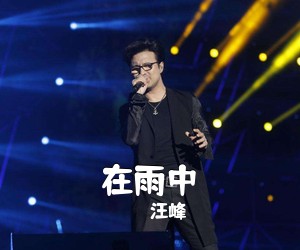 汪峰《在雨中吉他谱》(F调)