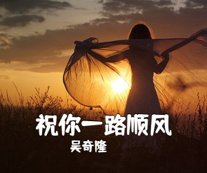 吴奇隆《祝你一路顺风吉他谱》(C调)