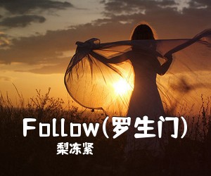 梨冻紧《Follow(罗生门)吉他谱》(C调)
