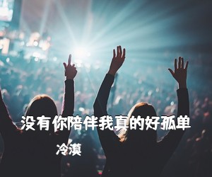 冷漠《没有你陪伴我真的好孤单吉他谱》