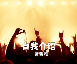 曾雪雅《自我介绍吉他谱》(C调)