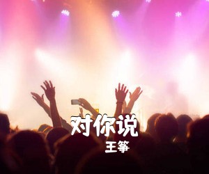 王筝《对你说吉他谱》(C调)