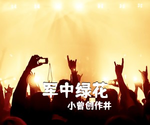 小曾创作并《军中绿花吉他谱》(G调)