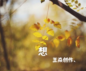 王焱创作、《想吉他谱》(G调)