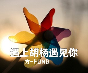 方-FONG《遇上胡杨遇见你简谱》