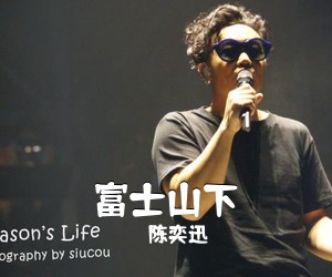 陈奕迅《富士山下吉他谱》(C调)