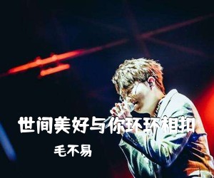 毛不易《世间美好与你环环相扣吉他谱》(C调)