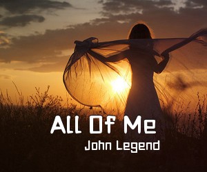 John Legend《All Of Me吉他谱》(G调)