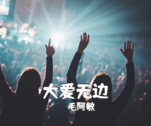 毛阿敏《大爱无边简谱》