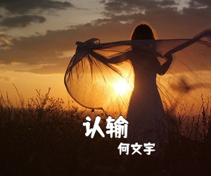 何文宇《认输吉他谱》(C调)