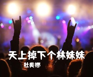 杜美娜《天上掉下个林妹妹简谱》