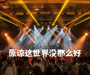 《原谅这世界没那么好吉他谱》(D调)
