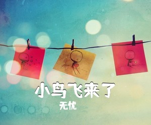 无忧《小鸟飞来了吉他谱》(C调)