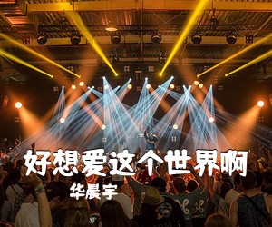 华晨宇《好想爱这个世界啊吉他谱》(C调)