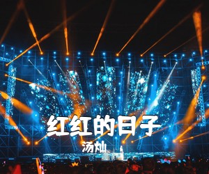 汤灿《红红的日子简谱》