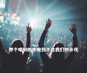 《那个喝醉的夜晚挡不住我们的步伐吉他谱》