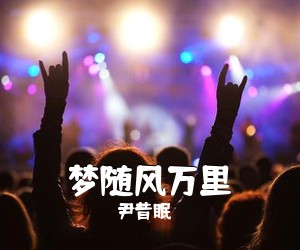 尹昔眠《梦随风万里吉他谱》(G调)