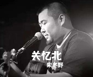 宋冬野《关忆北吉他谱》(G调)