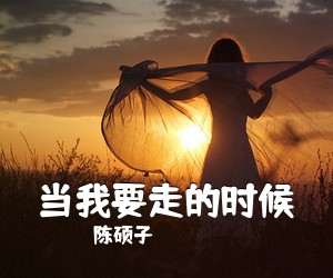 陈硕子《当我要走的时候吉他谱》(C调)