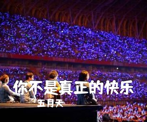 五月天《你不是真正的快乐吉他谱》(C调)