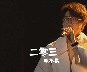 毛不易《二零三吉他谱》(G调)