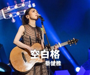 蔡健雅《空白格吉他谱》(G调)