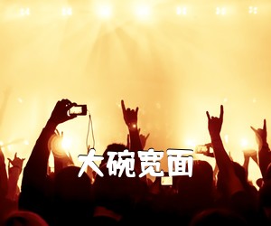 《大碗宽面吉他谱》(C调)