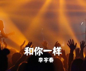 李宇春《和你一样吉他谱》(C调)