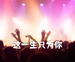 《这一生只为你吉他谱》(G调)