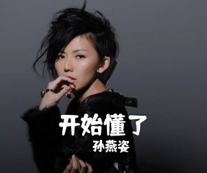 孙燕姿《开始懂了吉他谱》(C调)