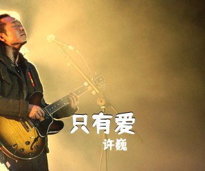 许巍《只有爱吉他谱》(C调)
