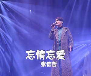 张信哲《忘情忘爱吉他谱》(G调)
