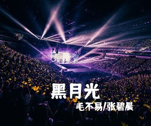 毛不易/张碧晨《黑月光吉他谱》(E调)