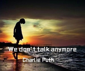 Charlie Puth《We don't talk anymore吉他谱》
