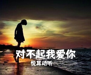 悦耳动听《对不起我爱你吉他谱》(F调)