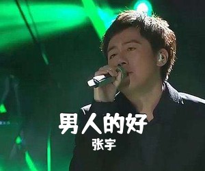 张宇《男人的好吉他谱》(C调)