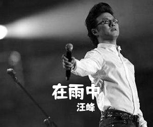 汪峰《在雨中吉他谱》(F调)