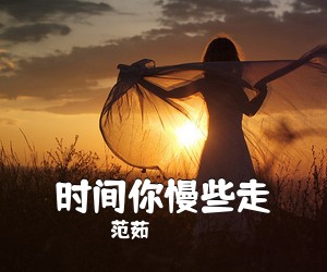 范茹《时间你慢些走吉他谱》(G调)