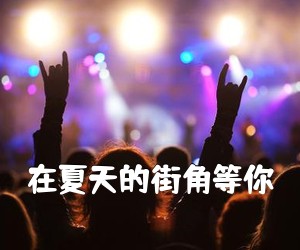 《在夏天的街角等你吉他谱》