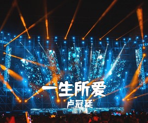 卢冠廷《一生所爱吉他谱》(C调)