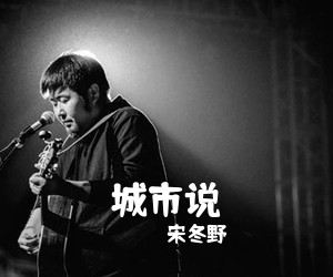 宋冬野《城市说吉他谱》
