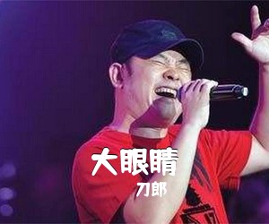 刀郎《大眼睛吉他谱》(C调)