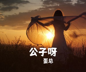 蛋总《公子呀吉他谱》(G调)
